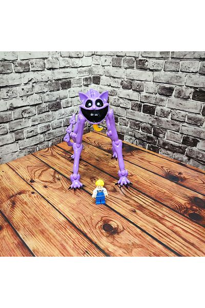 Goplast Premium Catnap Smiling Critters Poppy Playtime Animated Figure Toy with Glowing Eyes in the Dark