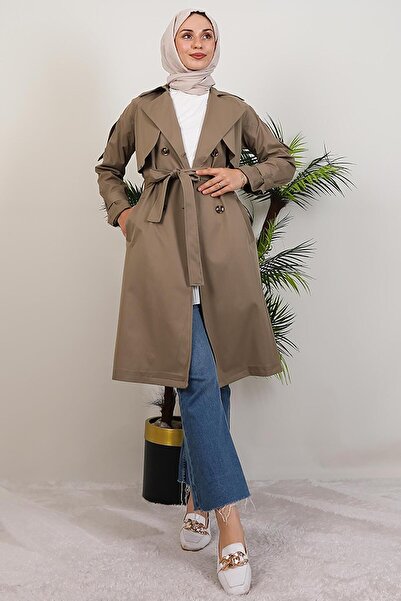giz astore Erna Trençkot Açık Haki