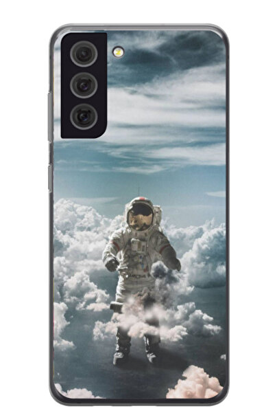 Atlas Husa personalizata pentru Samsung Galaxy S21 FE, model Astronaut in the...