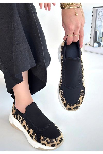 Erbilden Kendy Leopard Suede Sneakers