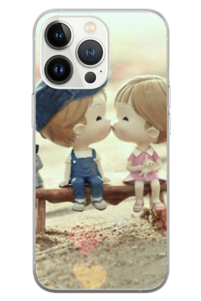 Atlas Персонализиран калъф за Apple iPhone 14 Pro Max, модел Kiss, S1D1M0259