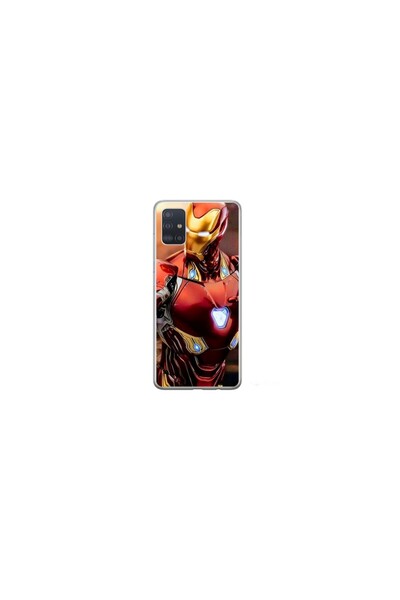 Atlas Husa personalizata HQ Print 360 de grad pentru Samsung Galaxy A51, Iron...