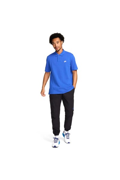 Nike Club Чоловіча синя повсякденна футболка з коміром-поло FN3894-480