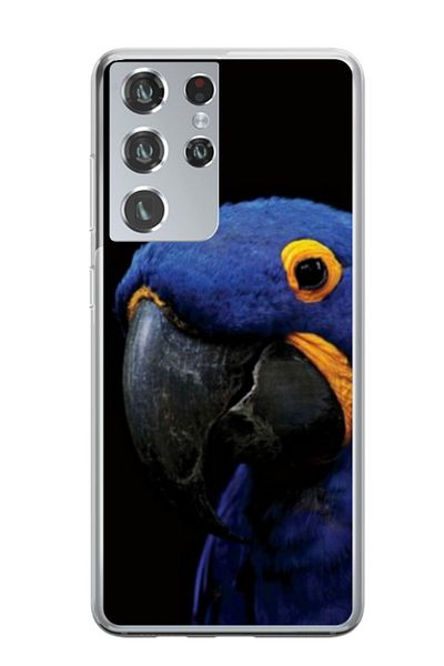 Atlas Personalized case for Samsung Galaxy S21 Ultra, Blue Parrot model, S1D1M0145