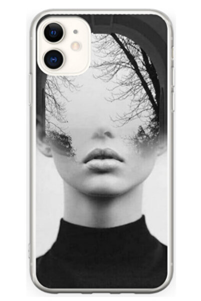 Atlas Husa personalizata pentru Apple iPhone 12, model Abstract Lady, S1D1M0066