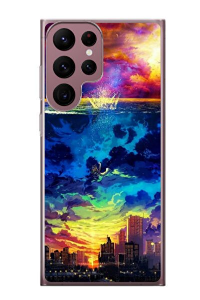 Atlas Husa personalizata pentru Samsung Galaxy S22 Ultra, model Abstract City...