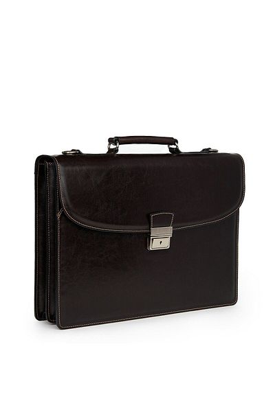 posete-serviete Leather Briefcase for 15" Laptop Salerno