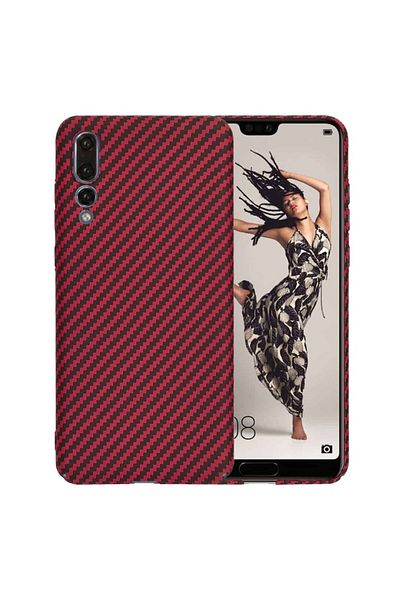 Tim High Protection Case for Huawei P20 Pro, Timacondesign, U40, Hard Plastic, Elegant Ruby