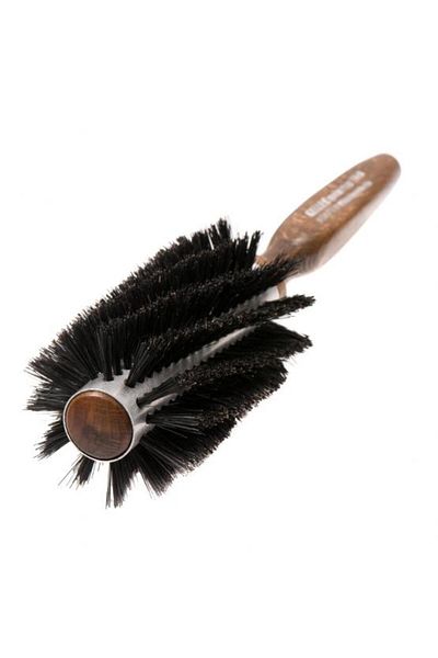 Keller Round Brush for Hair Styling with 55mm Boar Bristle