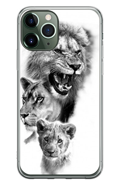 Atlas Husa personalizata pentru Apple iPhone 11 Pro Max, model Lion #3, S1D1M...