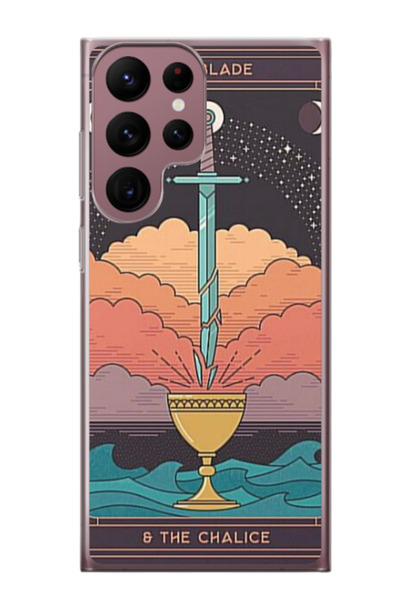 Atlas Εξατομικευμένη θήκη για Samsung Galaxy S22 Ultra, μοντέλο Tarrot, S1D1M...