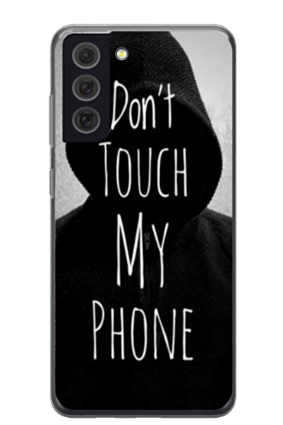 Atlas Εξατομικευμένη θήκη για Samsung Galaxy S21, μοντέλο Don't touch my phon...