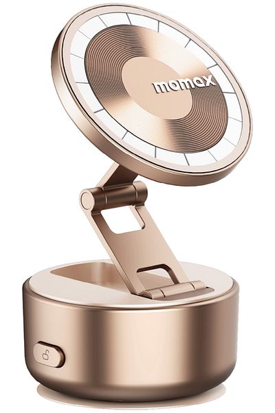 Momax 1-Snap Go 360° Auto-Suction Foldable Magnetic Phone Stand - Desert Titanium