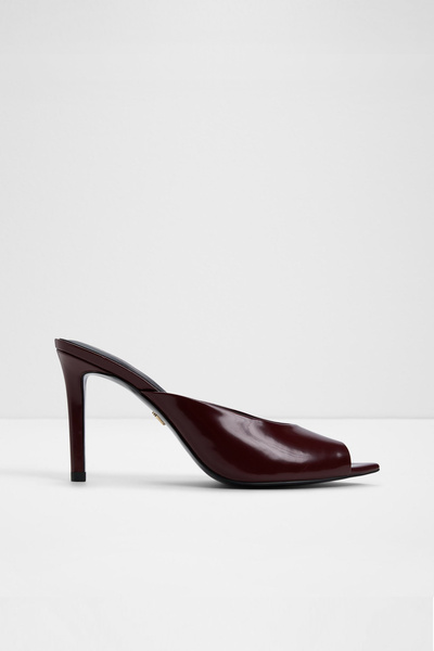 Aldo Elenara - Women's Burgundy Thin Heeled Slippers