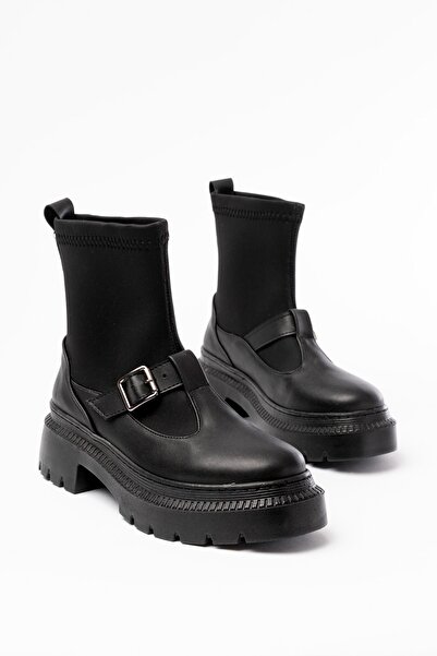 Budi 236-2034 Black Stretch Daily Women's Boots