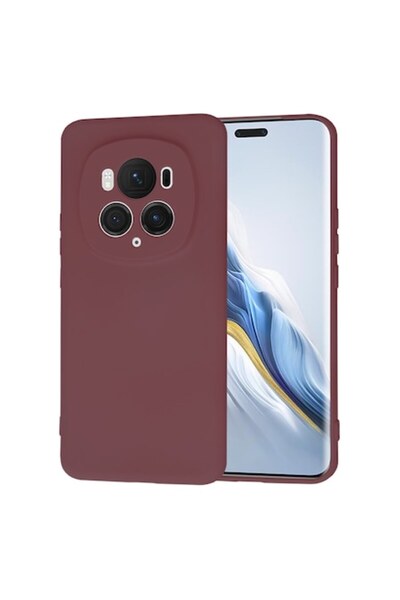 Mad Protective Case for Honor Magic6 Pro, View Safe SoftFlex L20, Silicone, Plum Noble Red