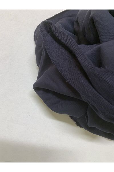 Yiğit Kumaş Navy Blue 3 Thread Fabric, Piece 100X200 cm