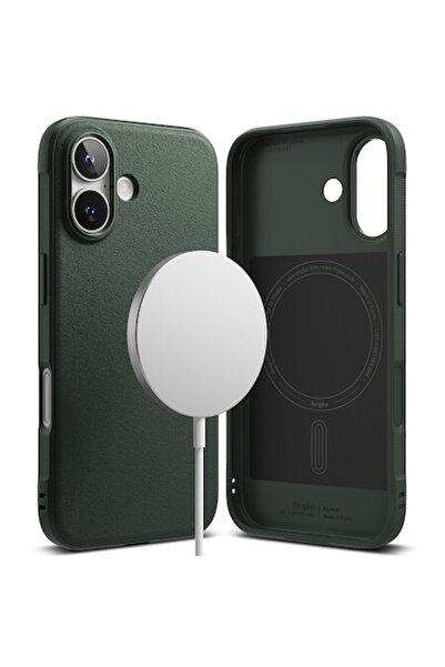 OEM Θήκη iPhone 16, H75, πολυουρεθάνη, σκούρο πράσινο