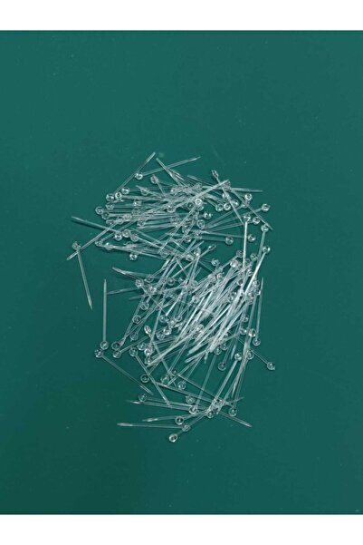 balım hobi evi إبرة كروية بلاستيكية شفافة 100 قطعة