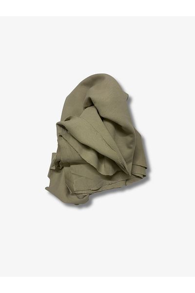 Yiğit Kumaş Milk Brown Steel Combed Fabric Flexible, Piece 105X180 cm