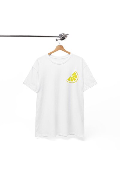 Tubinyoo تي شيرت كبير الحجم للجنسين بتصميم ليمون صغير