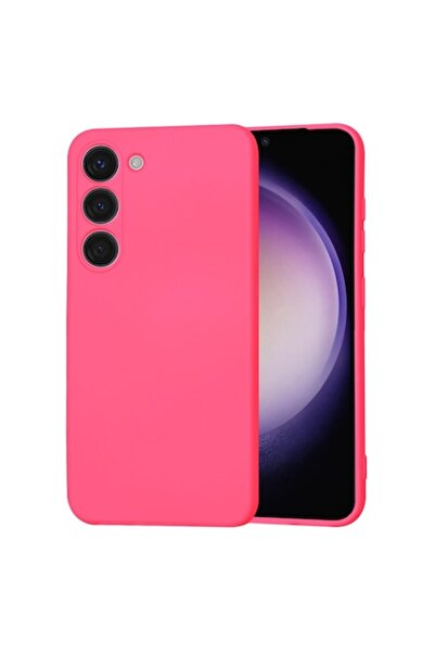 Techsuit Θήκη σιλικόνης για Samsung Galaxy S23, ανοιχτό ροζ