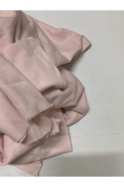 Yiğit Kumaş Pink Interlock Fabric, Piece 80X180 cm