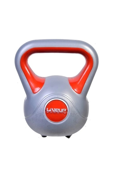 divendi-ro Kettle Bell Dumbbell, for Gymnastics, 6kg, gray/red
