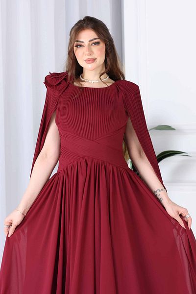modern designer Luxury chiffon evening dress