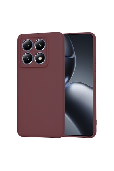 Techsuit Husă din silicon pentru Xiaomi 14T Pro (Plum Crazy Red)