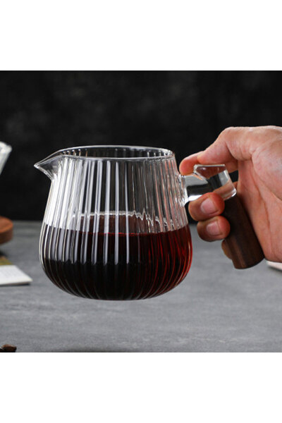 MIBRU Coffee Server V60 Heat Resistant Glass Range Coffee Server 600 ml