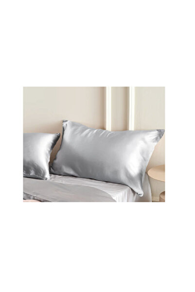 WaltStore silk pillowcase, 19 momme, Melegim® 50x70, Mulberry Silk, Silver