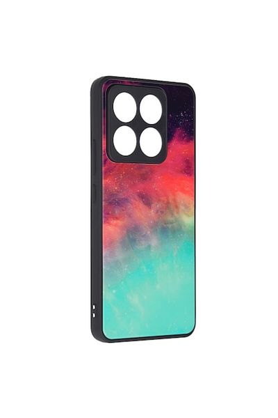 Tima High-Protection Case for Xiaomi 14T, Timacontech, E87, Hard Plastic, Fiery Ocean