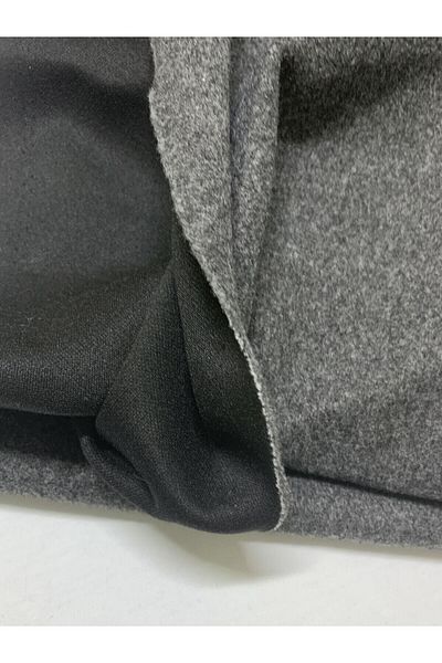 Yiğit Kumaş Stamped Combed Fabric, Piece 120X150 cm Anthracite