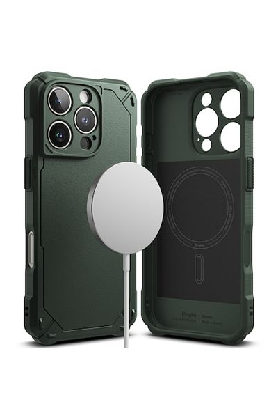 Tim High Protection Case for iPhone 16 Pro Max, Timaconprotect, B57, Hard Plastic, Forest Green