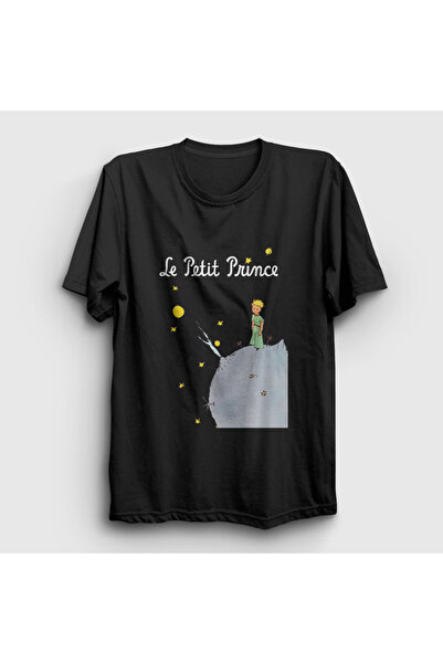 Presmono Tricou unisex cu acoperire neagră Le Petit Prince Micul Prinț 566123tt