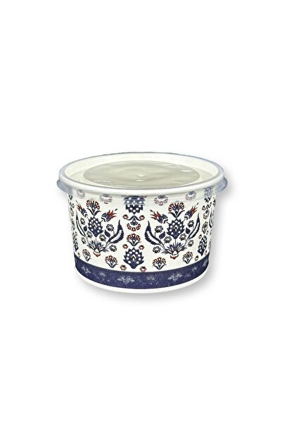 Home 25 Adet 16 OZ Seramik Desenli Karton Çorba Kasesi Aşure, Dondurma