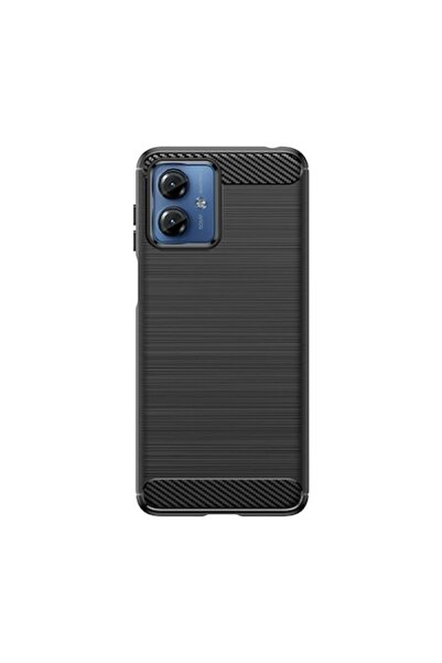 SOHO Husă de protecție pentru Motorola Moto G14, TPU Carbon, Negru