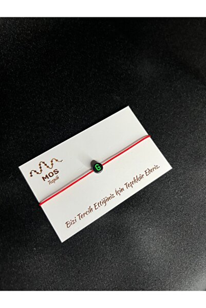 Mos Tespih سوار الحظ بحبل قابل للتعديل على شكل حرف G