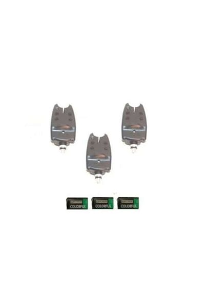 OEM Set 3 fishing alarms with 9V batteries included