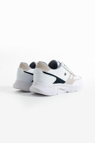 L.A Polo Beyaz Lacivert Günlük Erkek Sneaker