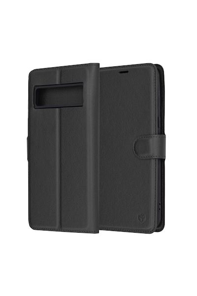 Mad Protective Case for Google Pixel 8 Pro, View Safe, Leather Folio, Z78, Leather, Deep Dark