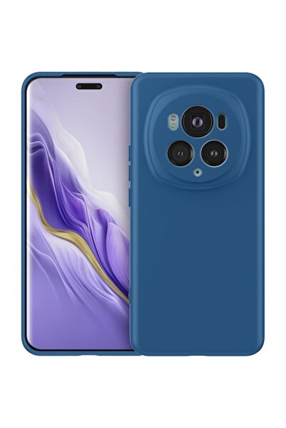 SOHO Husă de protecție pentru Honor Magic 6 Pro - silicon lichid, interior din microfibră, protecție împotriva șocurilor, albastră