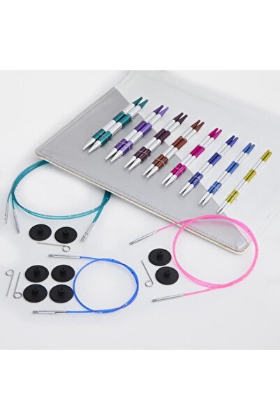 balım hobi evi Set de frigărui Knitpro Smartstix Deluxe cu fire înlocuibile