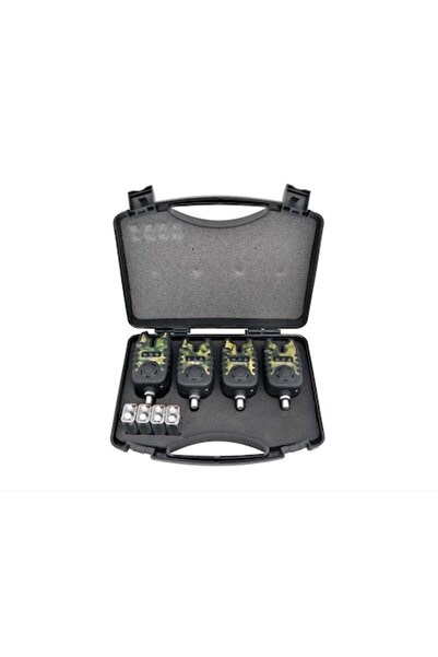 prokarpfishing Set de 4 avertismente Baracuda TLI21 cu geantă de transport