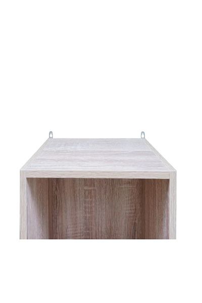 divendi-ro Library Shelving, 3 Shelves, 30x23.5x89cm, white/