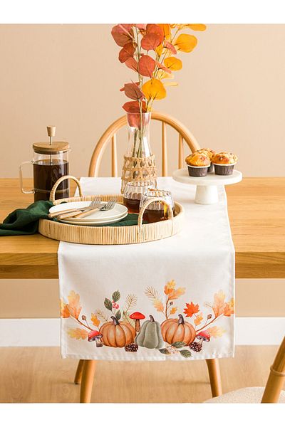 LC Waikiki Winter Collection Bal Kabak Special Design Printed Runner 45X150 cm City