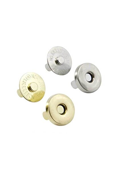 balım hobi evi مجموعة من 6 مشابك مغناطيسية للحقائب فضية وذهبية