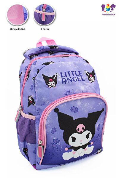 Mashotrend 2 Gözlü Little Angle Kuromi Anaokulu Çantası - Çocuk Çanta - Kreş ...