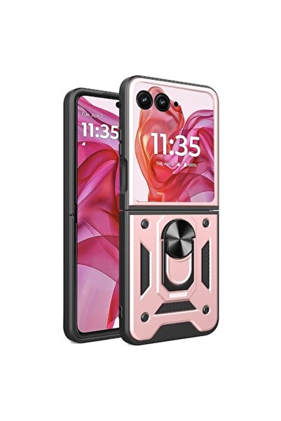 Madviun Husă pentru Motorola Razr 50 Ultra, seria CamShield O35, poliuretan, ...